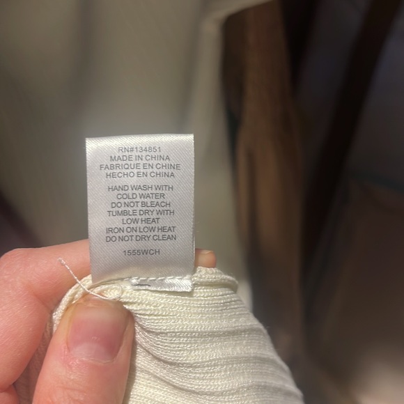 WAYF Deena Off the Shoulder Rib Knit Midi Dress, Size Small - Picture 7 of 7